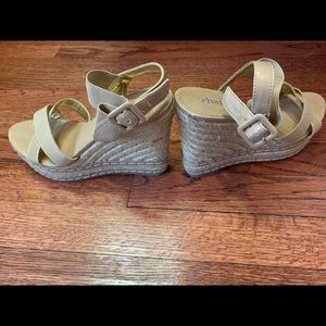 Charles & David Strappy Wedge Sandals - Size 7